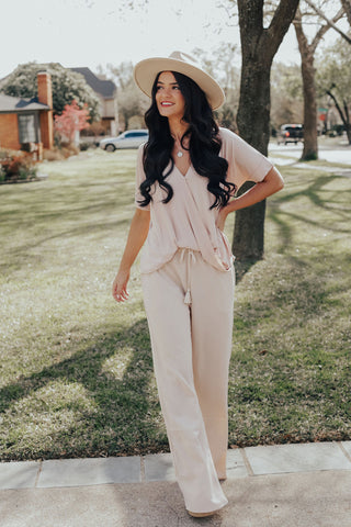 Brown Polka Dot Palazzo Pants