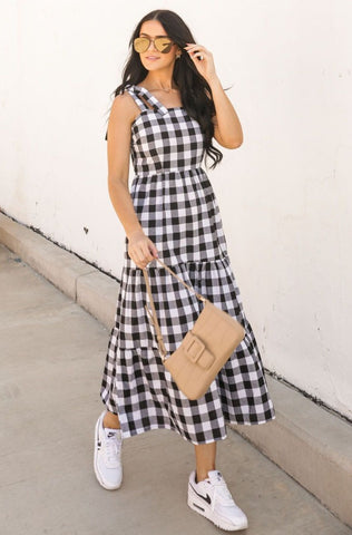 Front Tie Sweater Dress (Khaki)