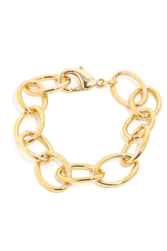 Brynlynn Link Chain Bracelet (Gold)