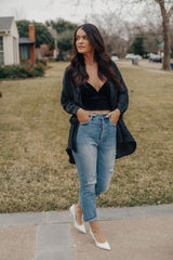 Midnight High Low Top