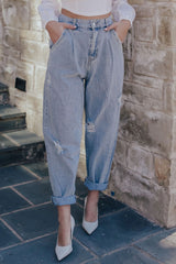 Distressed Vintage Washed (Lt Denim)