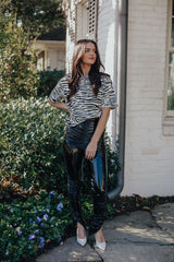 Black Rushing Leggings