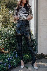 Black Rushing Leggings