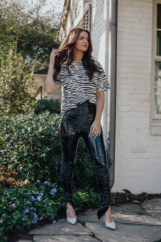 Brown Polka Dot Palazzo Pants