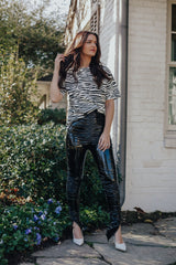 Black Rushing Leggings