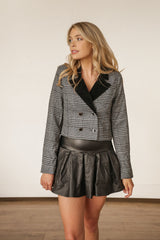 Collins Faux Leather Skirt