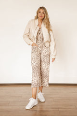 Ivory Days Faux Leather Jacket