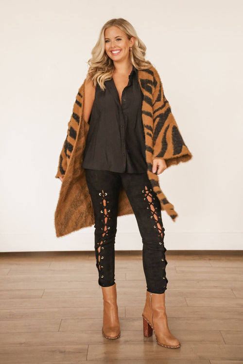 Lace Up Leggings