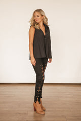 Lace Up Leggings