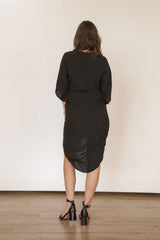 Date Night Midi Wrap Dress