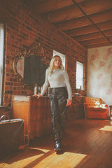 Second Skin Mock Neck Bodysuit (GRAY