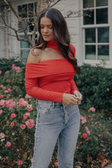 Scarlet Cut Top