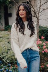 Soft Cozy Cream Sweater