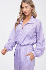 Wisteria Set - Zip Up Jacket