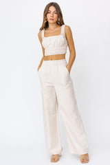 Hailey Beige Set  - Pants