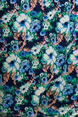 Amanda Floral Ruffle Top