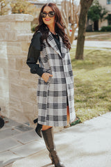 Plaid Long Vest