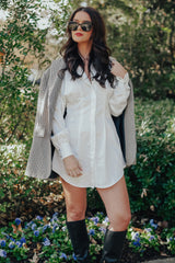 The Perfect Layering Dress (WHITE)